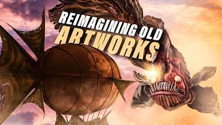 Reimagining Old Artworks #2 - Zbrush & Photoshop Art Process