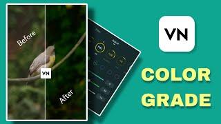 How to colour grade your videos in VN App - SD Edit 5T9