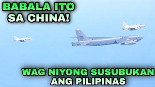 FIGHTER JETS NG PILIPINAS NAGPATROLYA SA PINAG AAGAWANG TERITORYO KASAMA ANG BOMBER NG U.S!