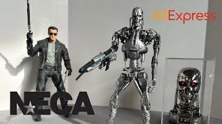 NECA T800 Endoskeleton Terminator 2: Judgment Day bootleg figure review, bought from AliExpress £9!!