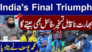 Kohli’s 84 Leads India into Champions Trophy Final | Muhammad Yousaf & Afridi Praise Indian Team