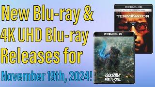 New Blu-ray & 4K UHD Blu-ray Releases for November 19th, 2024!