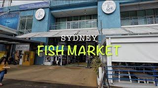 Visiting Sydney Fish Market in Blackwattle Bay - NSW - Australia - 4K [CC]