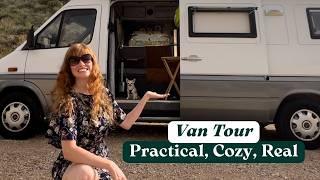 Van Tour | Full Time Living in My Budget Friendly, Practical Camper Van