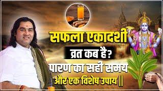 सफला एकादशी व्रत कब है ? पारण का सही समय और एक विशेष उपाय || #dnthakurji #ekadashi