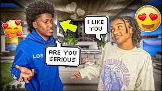 "I LIKE YOU" PRANK ON @romantoolit .. (watch till the end!!)