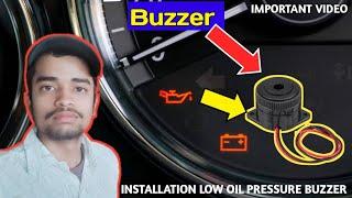 How To Install Oil Pressurer Buzzer | Safe Car Engine | Vinayak auto electrician