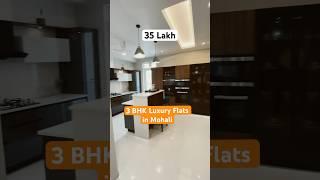 3 Bhk Luxury Flats in Mohali Chandigarh | Near Chandigarh 8890313109 #youtubeshorts #mohali #shorts