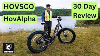 HovAlpha Step Thru E-bike - 30 DAY REVIEW -Torque Sensor Beast - 60-80 Mile Range