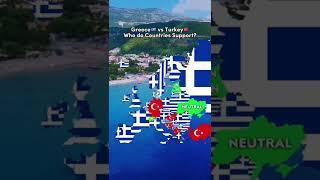 Greece vs Turkey | Who do Countries Support?