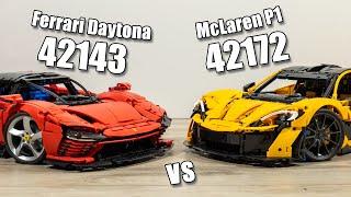 LEGO McLaren P1 vs LEGO Ferrari Daytona SP3 | LEGO 42172 vs 42143 | LEGO 42143 vs 42172 | Supercars