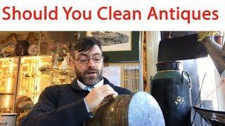 Antique Cleaning Experiment: Preserve Patina or Polish to Perfection?