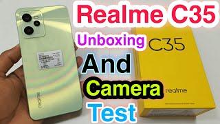 Realme C35 Unboxing And First Impression || Realme C35 Camera Test , Gameing Test , 5000mAh Battery