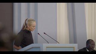 Mina Guli's speech to delegates at the Dushanbe Water Process conference