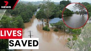 Two army trucks crash in Lismore | 7NEWS