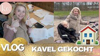 KAVEL voor DROOMHUIS GEKOCHT & CAMPER UPDATE | Kellycaresse Momlife & Mindset VLOG