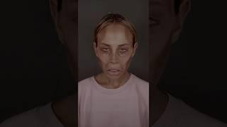 Mad cow disease #viralvideo #makeup #transformation #scary #creepy