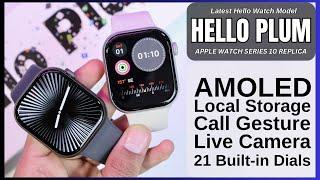 Hello Plum Smartwatch | Latest Apple Watch Series 10 Replica | Full Review