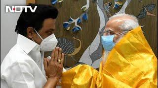 Tamil Nadu Chief Minister MK Stalin Meets PM Narendra Modi In Delhi