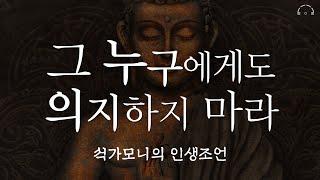 석가모니 인생조언,명언 모음집 | 매일 듣다보면 당신의 인생을 바꿔줄 명언 | 불교명언 | 불교철학 | 오디오북