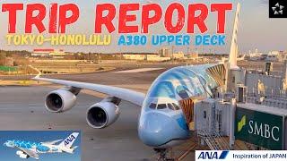 I flew on ANA special A380 to Hawaii in Business class !