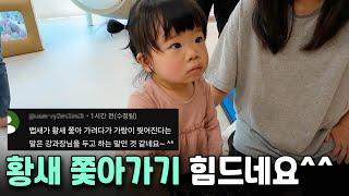 [VLOG] 행복한 뱁새가족 일상 / 아기 넷 돌보기 / 위기의 중소기업 직장인들 모임