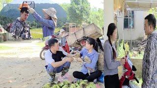 A kind man happily helps single women. Again cold towards the rich young girl.