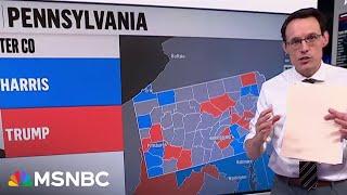 Kornacki breaks down early Pennsylvania numbers with it's ‘too early to call’