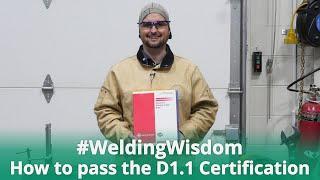 5 Tips to Help You Pass the D1.1 Certification