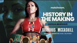 Cecilia Brækhus targets record-breaking victory on August 15 vs Jessica McCaskill