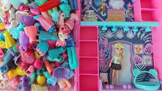 Polly Pocket Dolap Düzenledik En Güzel Elbiseleri Seçtik organize doll clothes closet