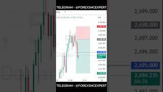 forex SMC trade |  xauusd SMC setup | smart money concept with high accuracy signal #smc #shorts