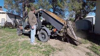 Suzuki Dump Truck in Action, Firewood Hunting!