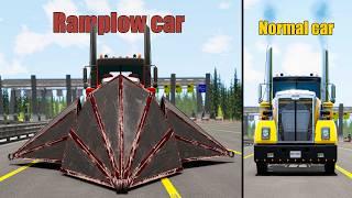 Ramplow car vs Normal Car - Beamng drive