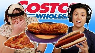 BRIE And Jen Try COSTCO'S Famous Food Court Menu | Kitchen & Jorn