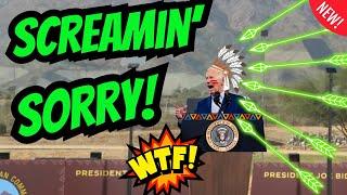 Joe Biden SCREAMS & GETS HECKLED at Gila River Indian Remarks! #funny