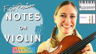 Violin notes - First Position Notes On Violin - Violin Chromatic Scale - How To Read Music