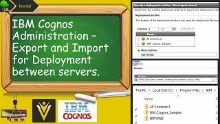 Migrating Cognos Reports From One Server to Another IBM Cognos Administration