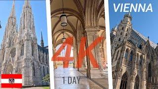 Вена 1 день 4К Вайб окт.2024 прогулка. Vienna 1 day Vibe oct.2024 walk