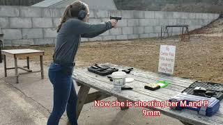 My girlfriend shoots better than me! Video proof!!!