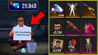 POOR ADAM  NEEDS MONEY TO BUY DJ ALOK  ACCOUNT TRANSFER  FREE FIRE