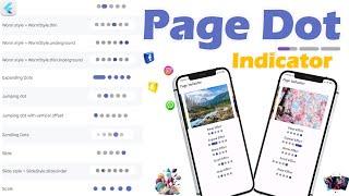 Animated Page indicator | Dots indicator in flutter