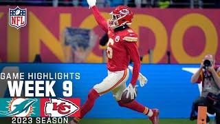 Miami Dolphins vs. Kansas City Chiefs Game Highlights | NFL 2023 Week 9