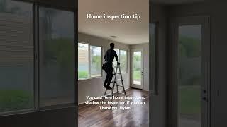 Home inspection advice, shadow the inspector #homeinspection #howtobuyahome #californiarealestate