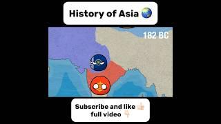 Countryballs - History of Asia #countryballs #map #polandball #asia #history