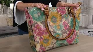 Patricia Nash Leather Zancona Tote on QVC