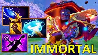 EMBER SPIRIT IMMORTAL DESTROYS ENEMIES - DOTA 2 7.32 GAMEPLAY