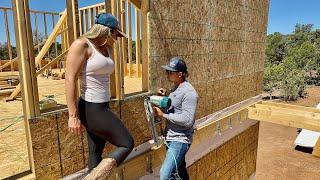 SURPRISE DELIVERY..! I SHEATHING OUR OFF GRID 2ND STORY APARTMENT