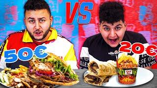 TEUER VS. BILLIG DÖNER  CHALLENGE | Can Wick