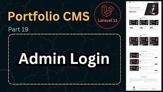 Laravel 11 Project: Professional Portfolio CMS with Courses, Projects, & Blogs | Part 18